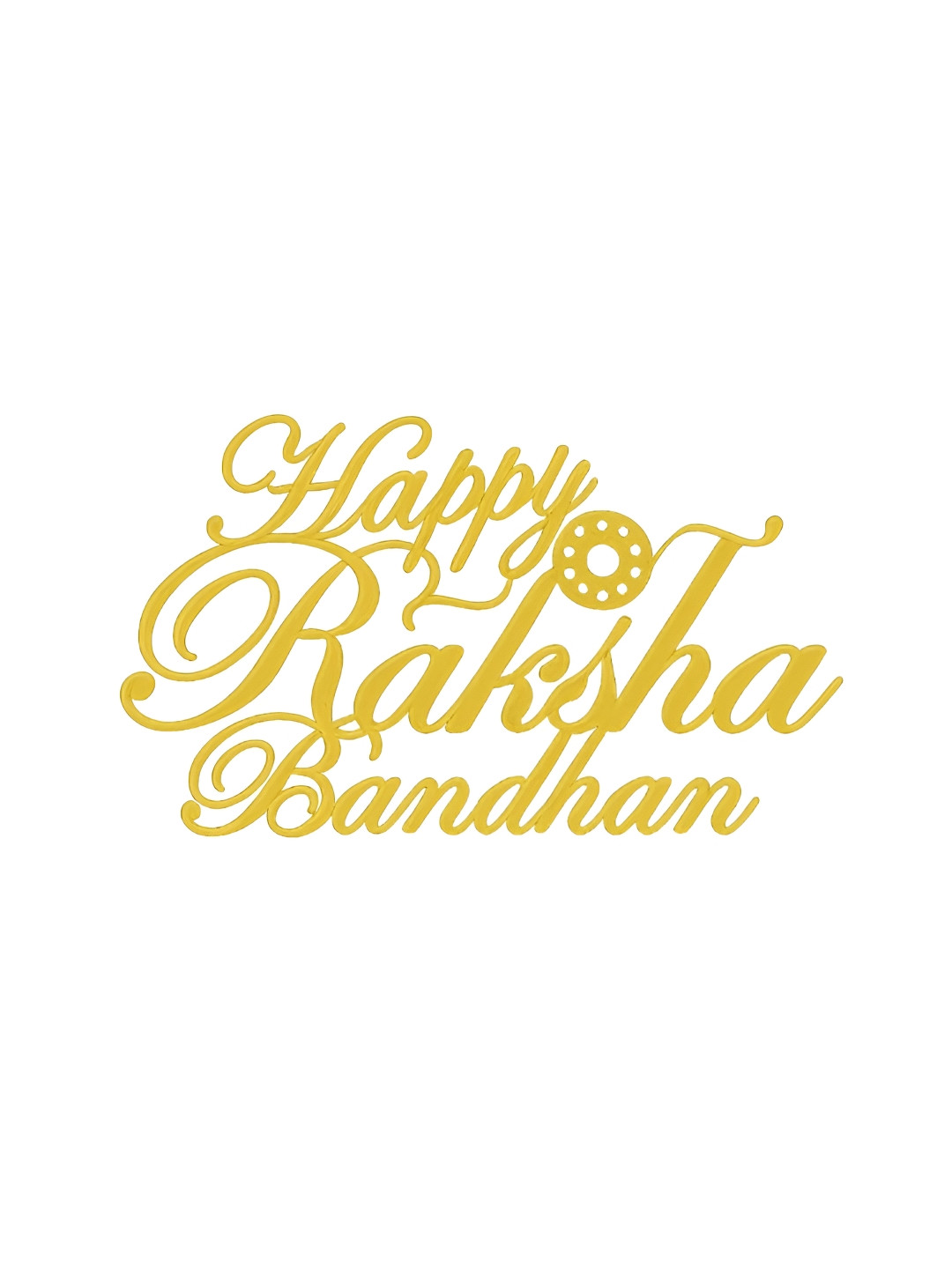 INTERNATIONAL GIFT 25 Pcs Happy Raksha Bandhan Tag