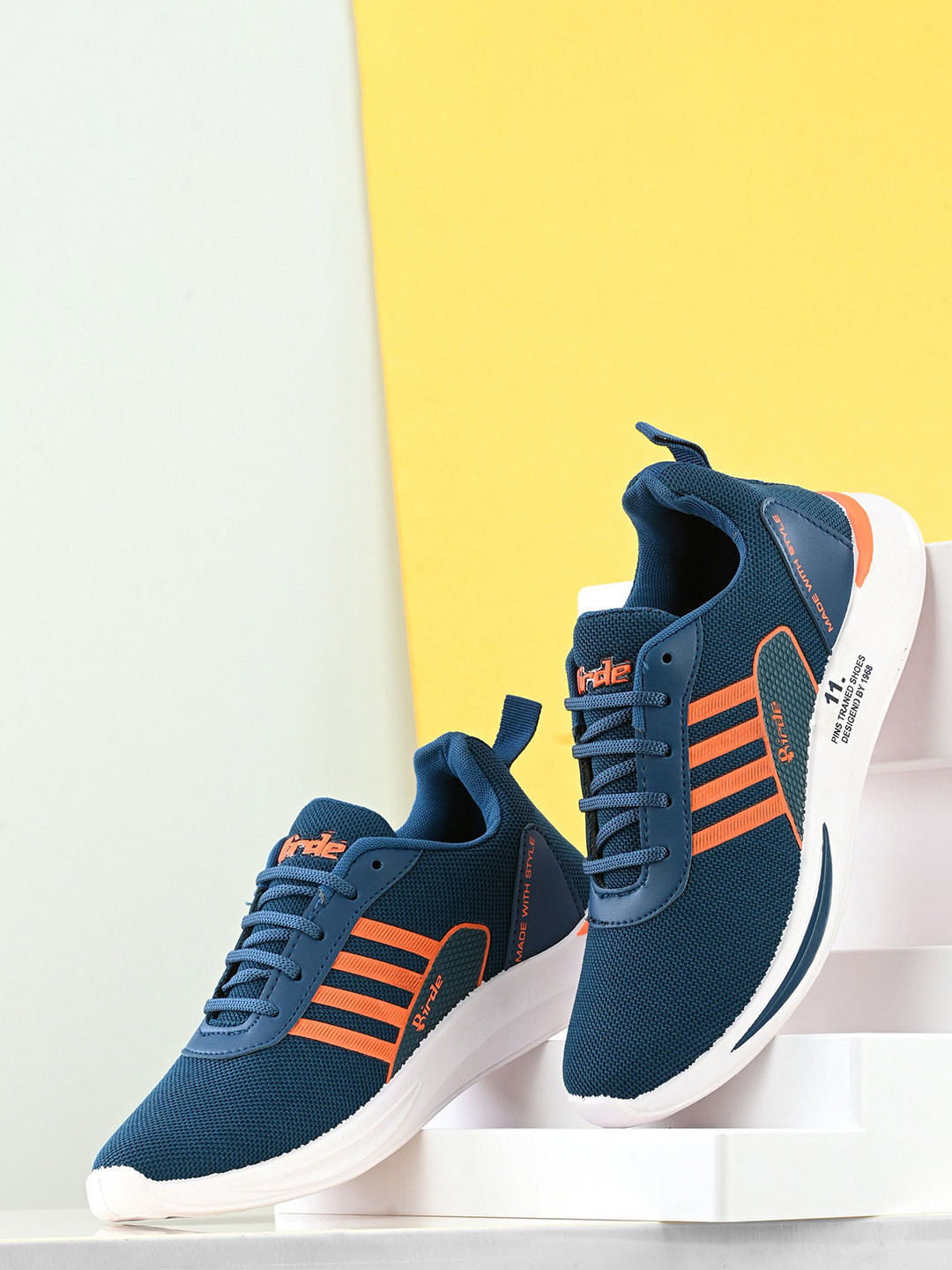 BIRDE Men Set of 2 Woven Design Trekking Shoes