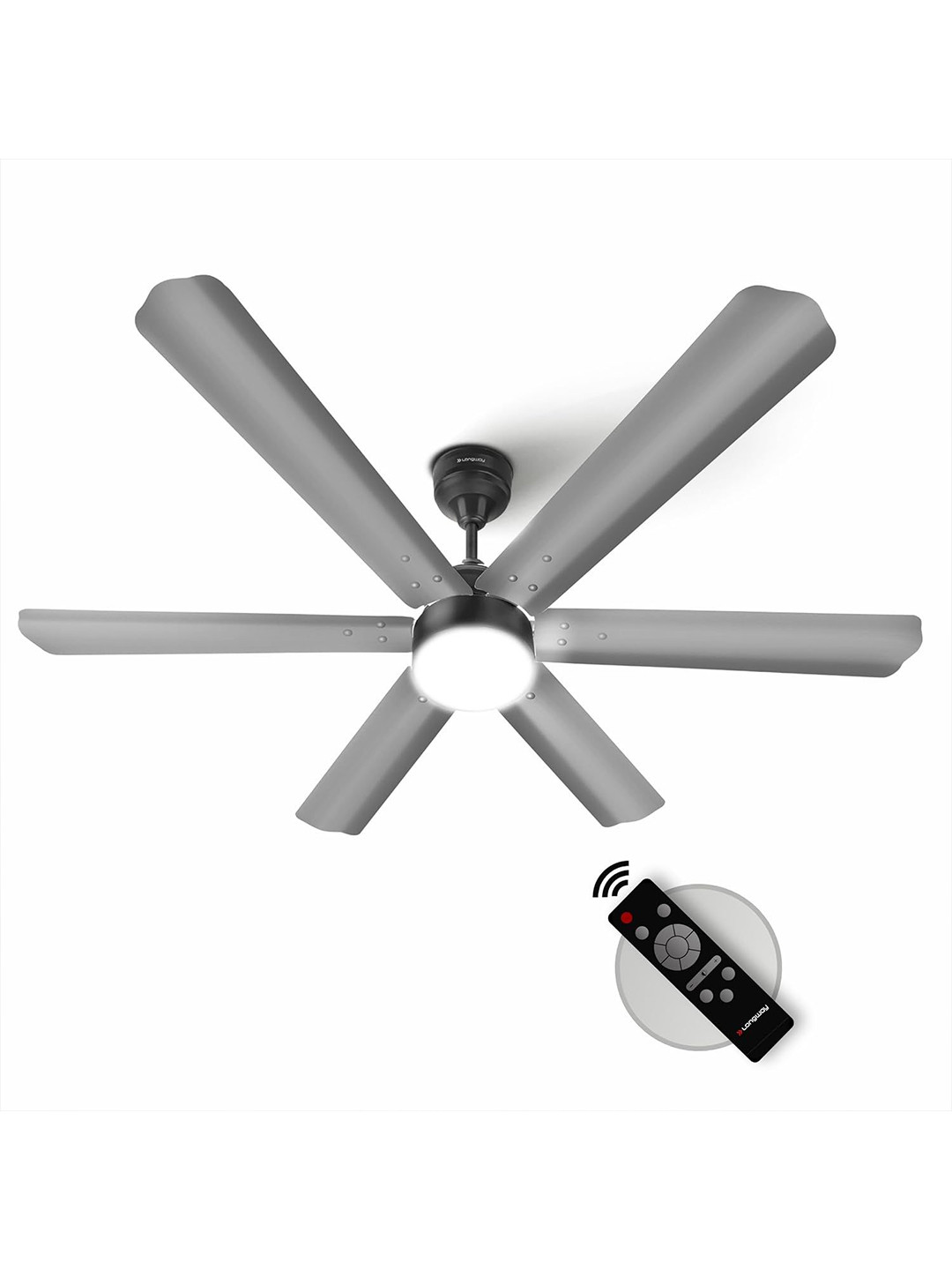Longway Luminair 1200 mm BLDC Remote Control & LED Light 6 Blade Ceiling Fan