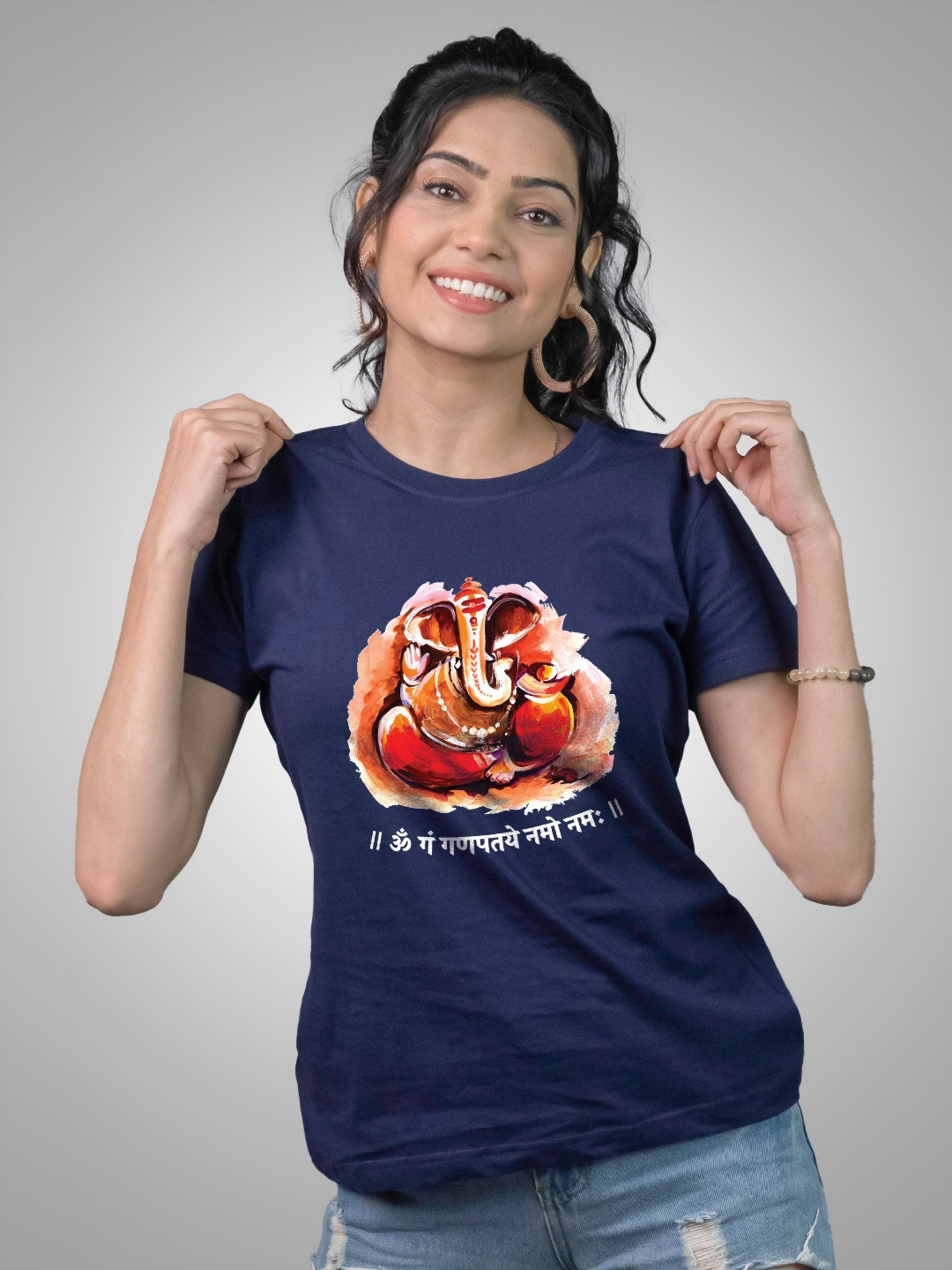 Tedhi Medhi Family Graphic Printed Round Neck Cotton Slim Fit T-shirt