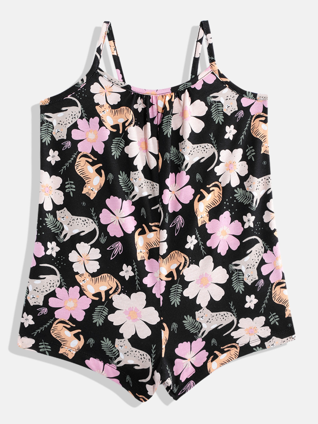 THE CHILDREN'S PLACE Girls Floral Print Playsuit