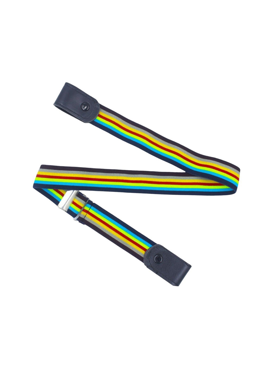 Niddleman Women Textured Buckle Less Belt