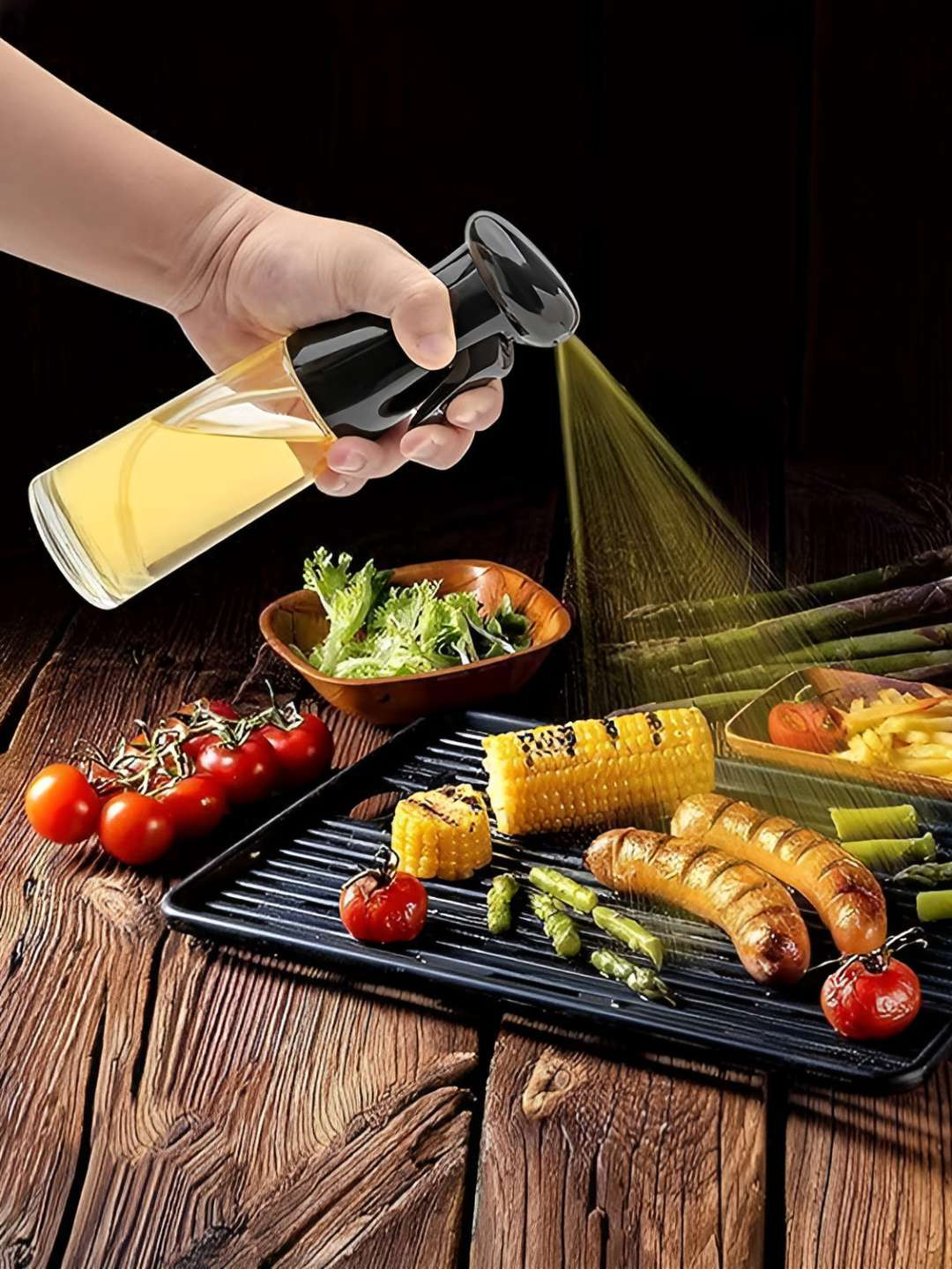 Virtuous Transparent 2025 Glass Easy to Clean Oil Dispenser