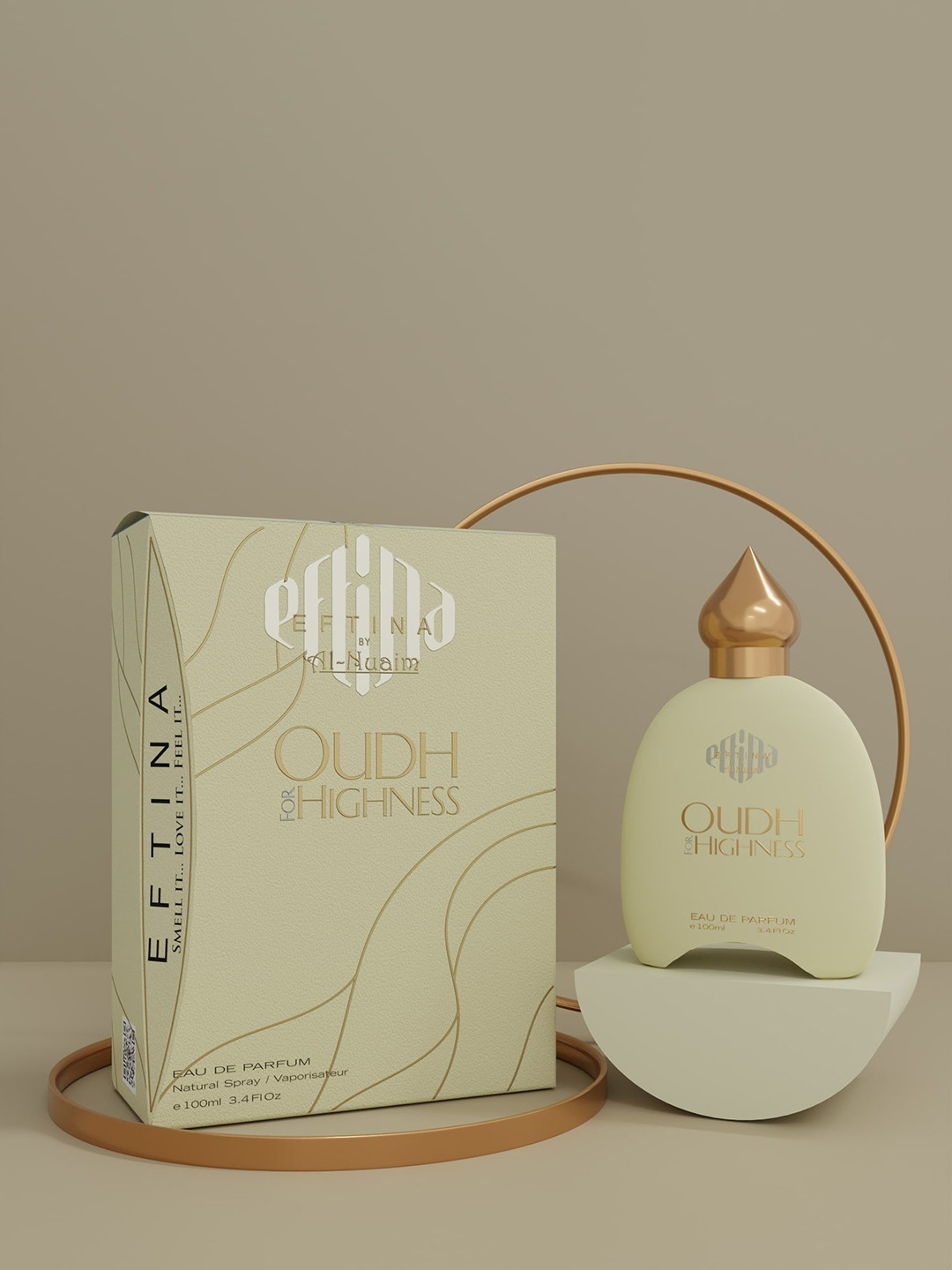 Al-Nuaim Oudh For Highness Long Lasting Eau De Parfum - 100 ml