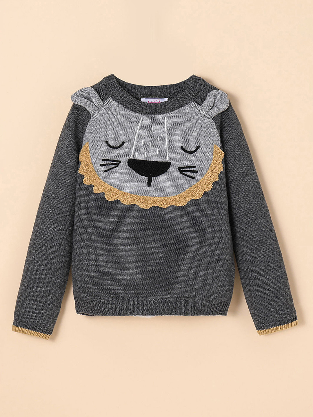 Hopscotch Boys Animal Printed Sweater