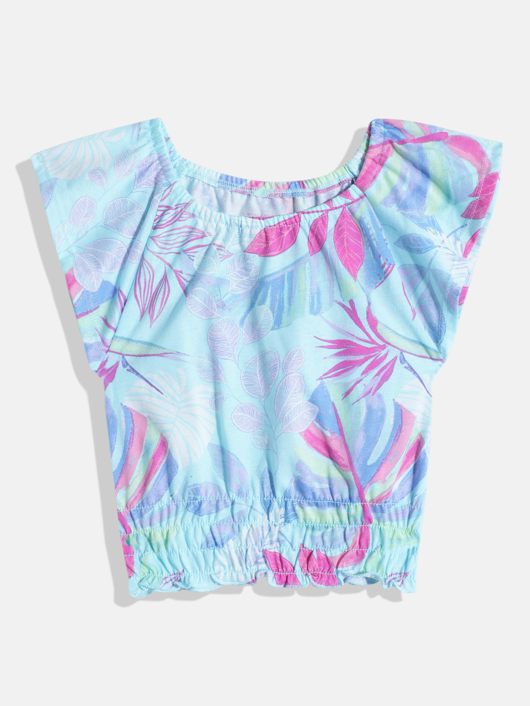 THE CHILDREN'S PLACE Girls Floral Print Blouson Top
