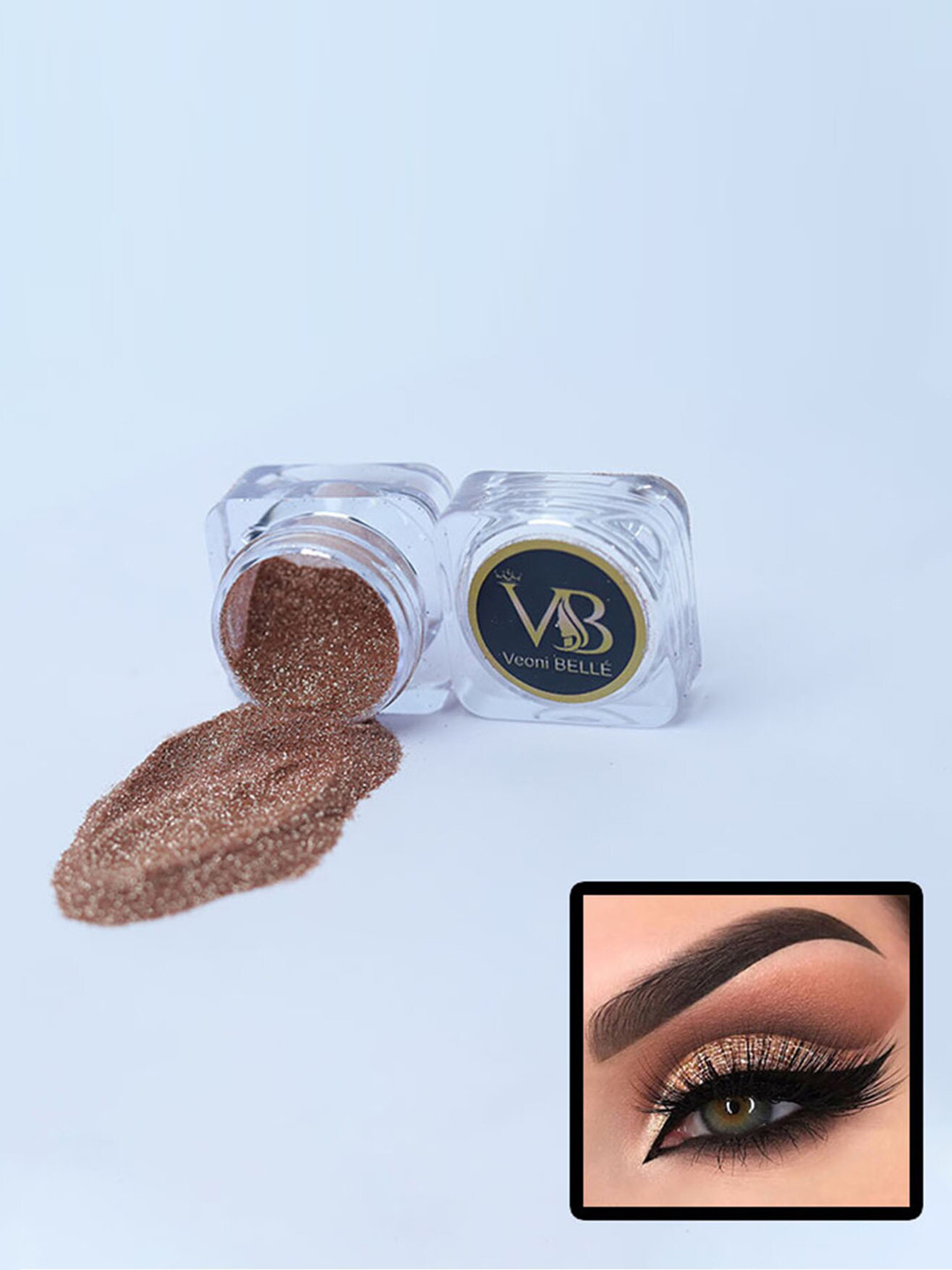 Veoni BELLE Professional Cosmetics Pigment Loose Powder Eyeshadow - Rose Gold 17
