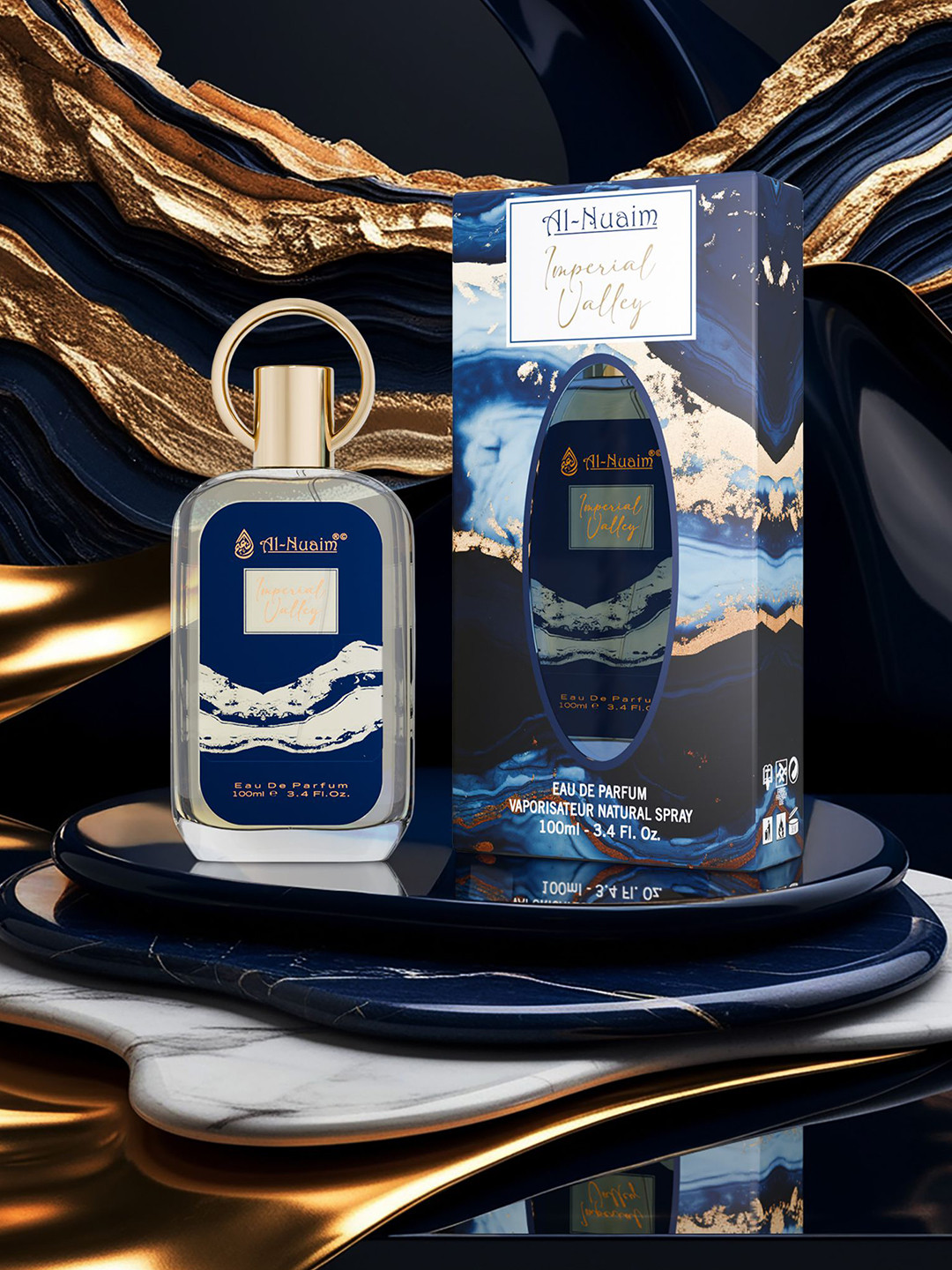 Al-Nuaim Imperial Valley Long Lasting Eau De Parfum Natural Spray - 100 ml