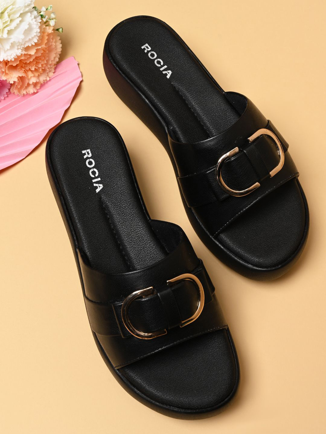 Rocia Women Platforms Heels with Buckles