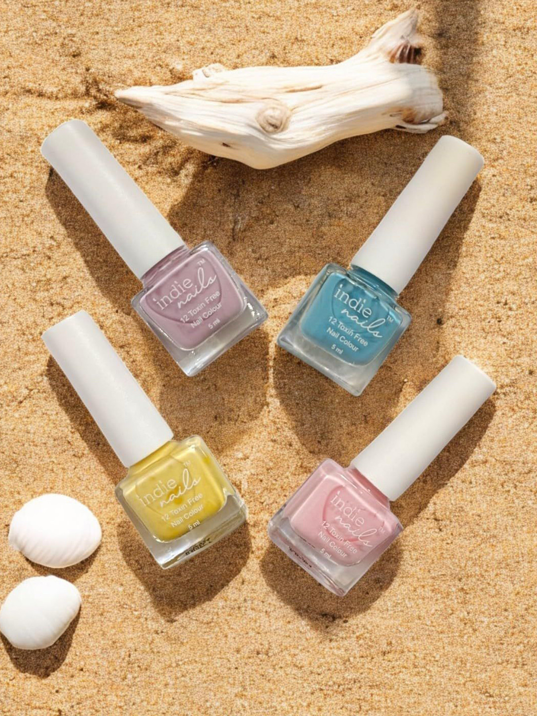 Indie Nails Set of 4 Summer Sorbet shades Nail Polish