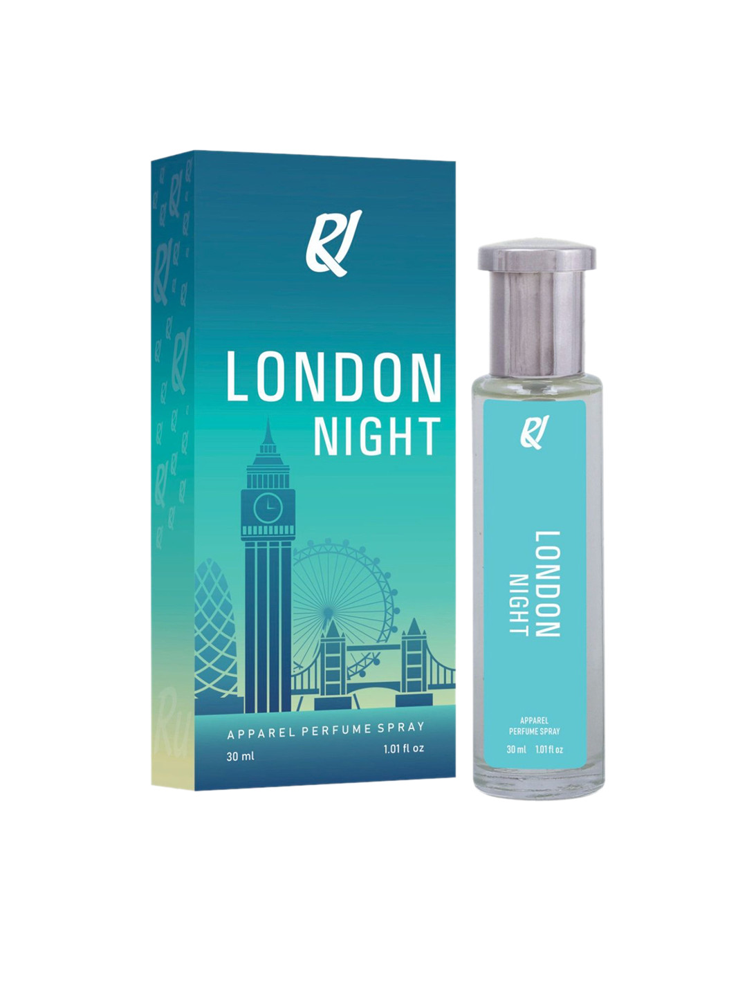 RU Unisex Pack of 2 London Night & Attarfull Jasmiine Perfume Spray