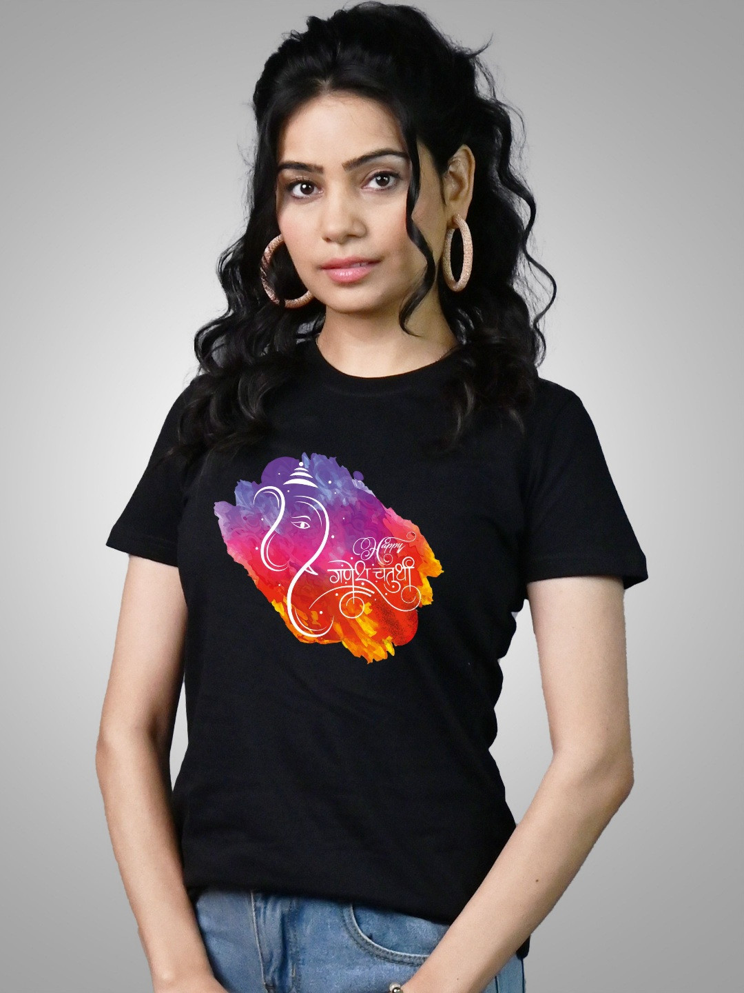 Tedhi Medhi Family Typography Printed Round Neck Cotton Slim Fit T-shirt