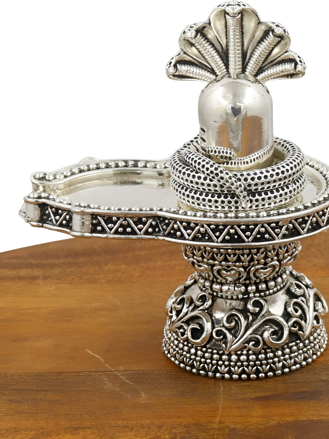 INTERNATIONAL GIFT Silver-Toned Religious Idol Showpiece