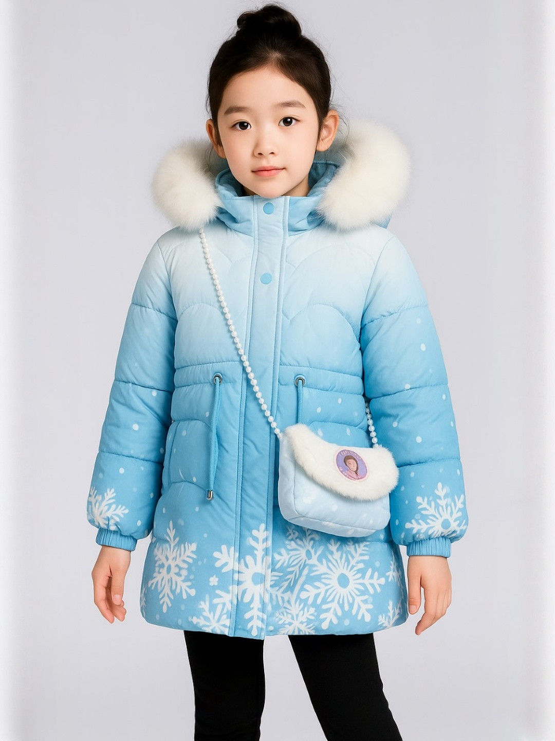 AIDAN PAUL Girls Water Resistant Quilted Jacket