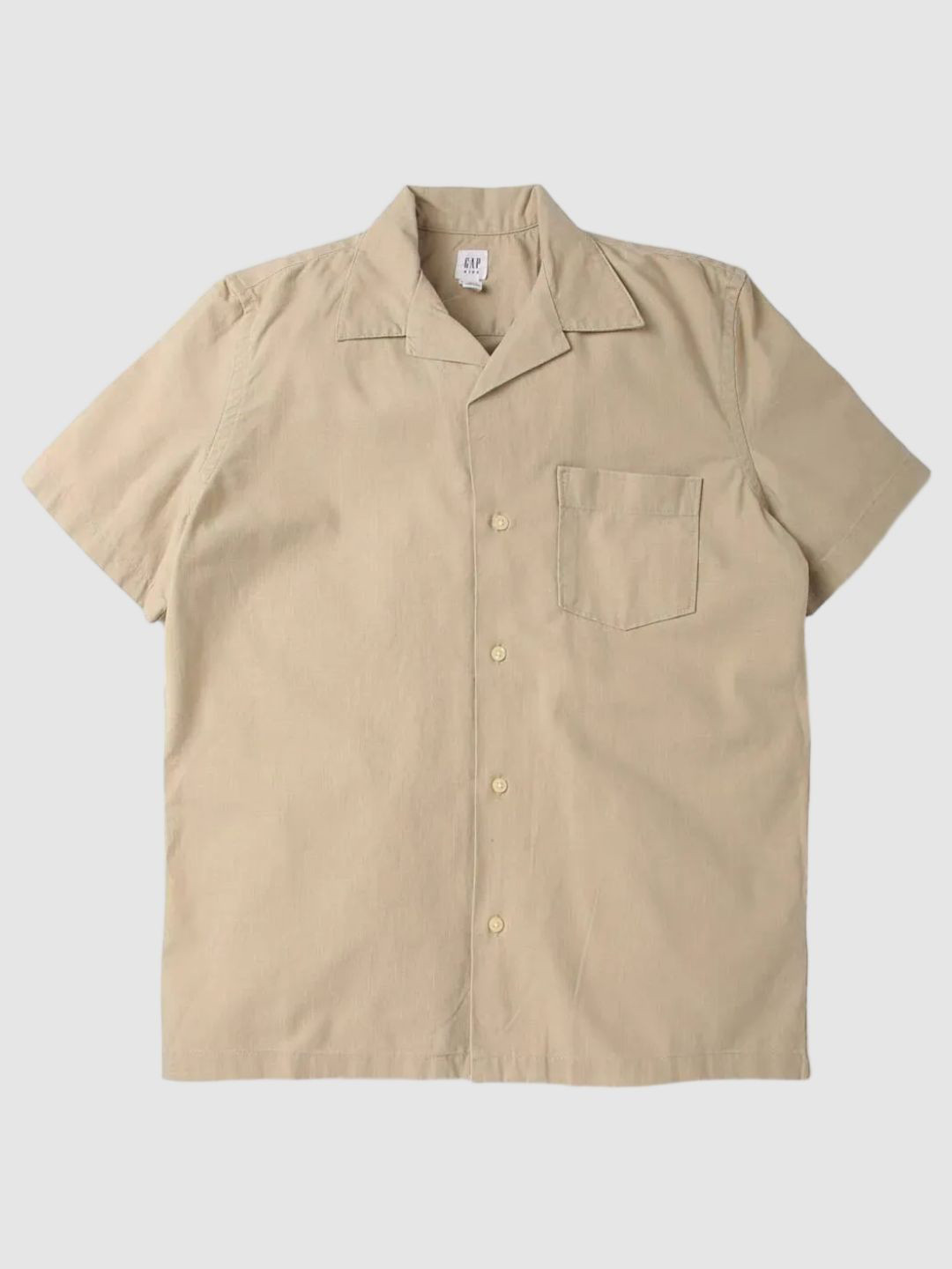 GAP Boys Camp Collar Relaxed Fit Shirt