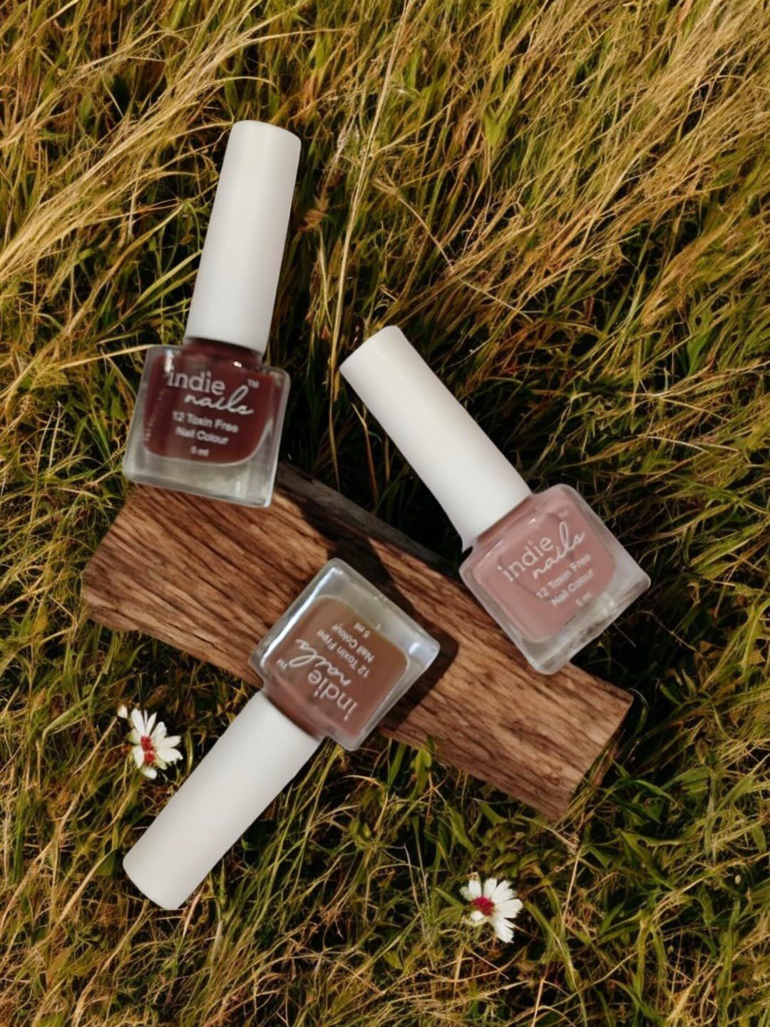 Indie Nails Set of 3 Vegan & Cruelty-Free Quick Dry Nail Polish