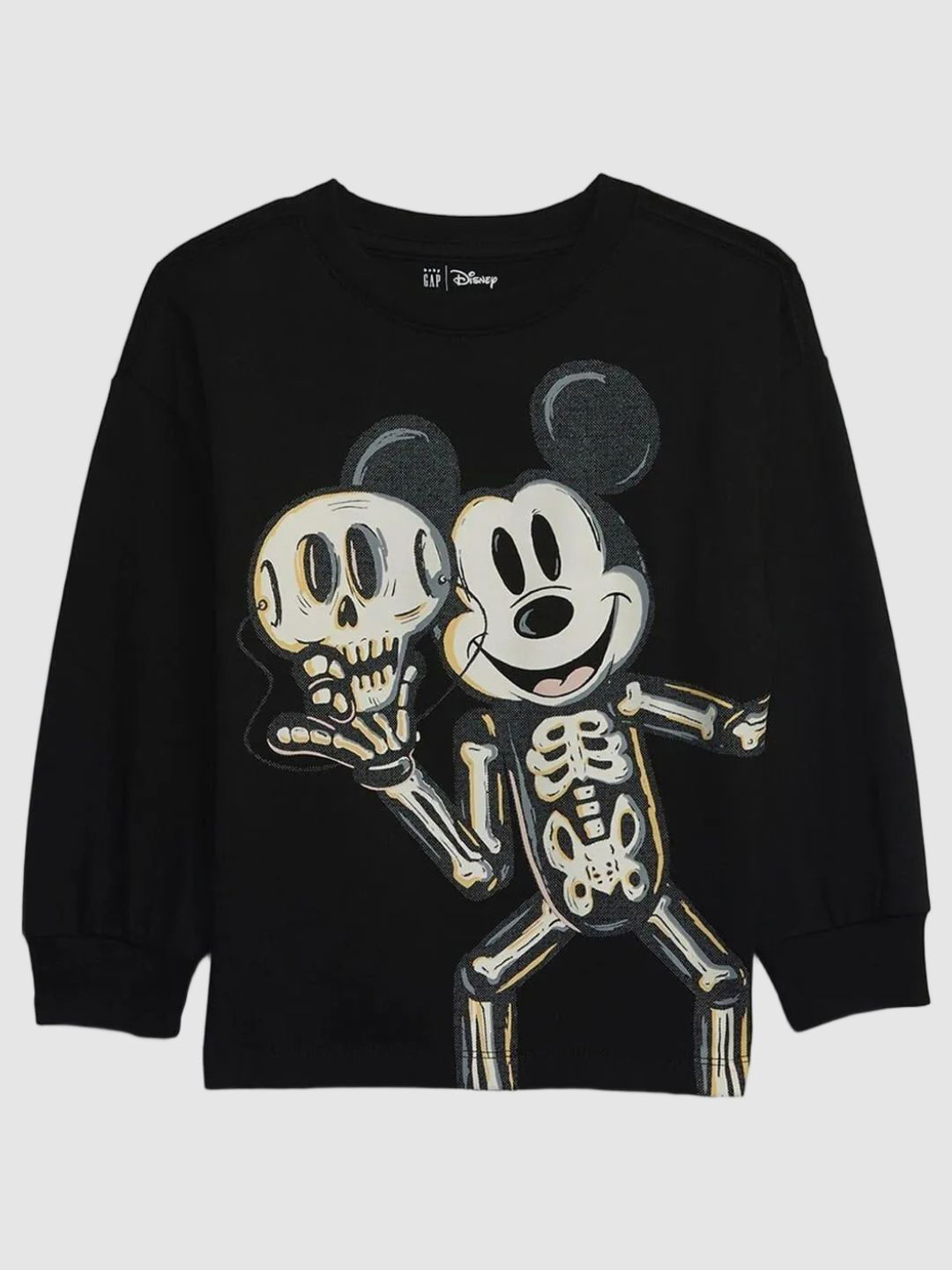 GAP Boys Mickey Mouse Print Crew Neck Sweatshirt