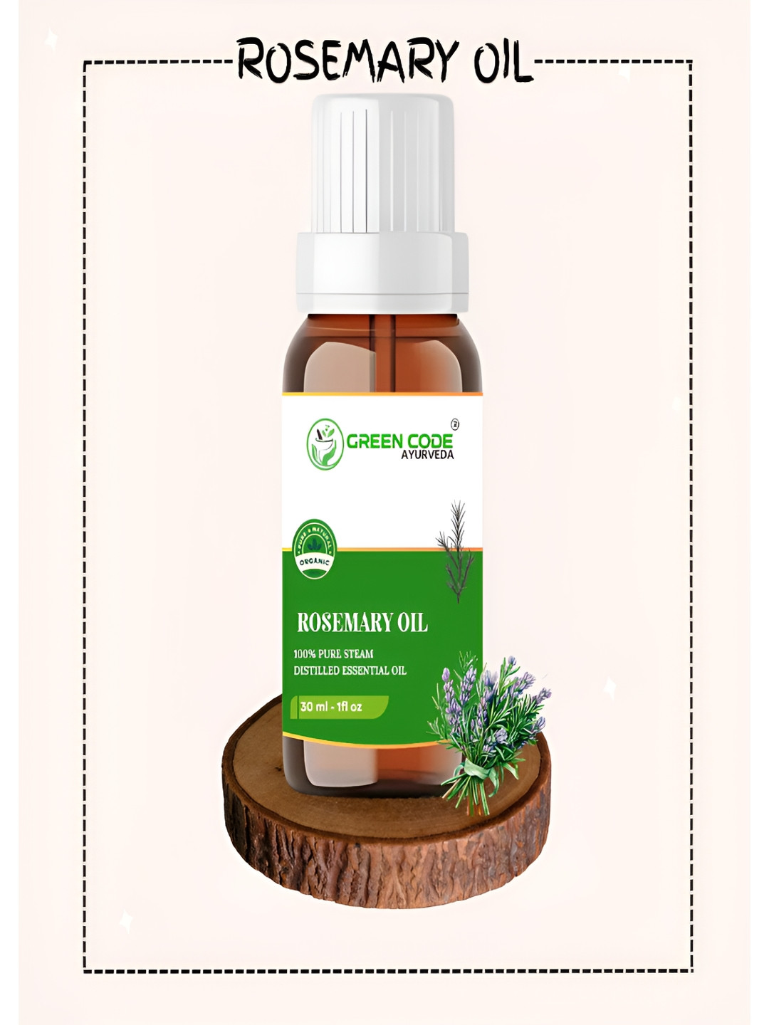 GREEN CODE AYURVEDA Rosemarry Essential Oil - 30 ml