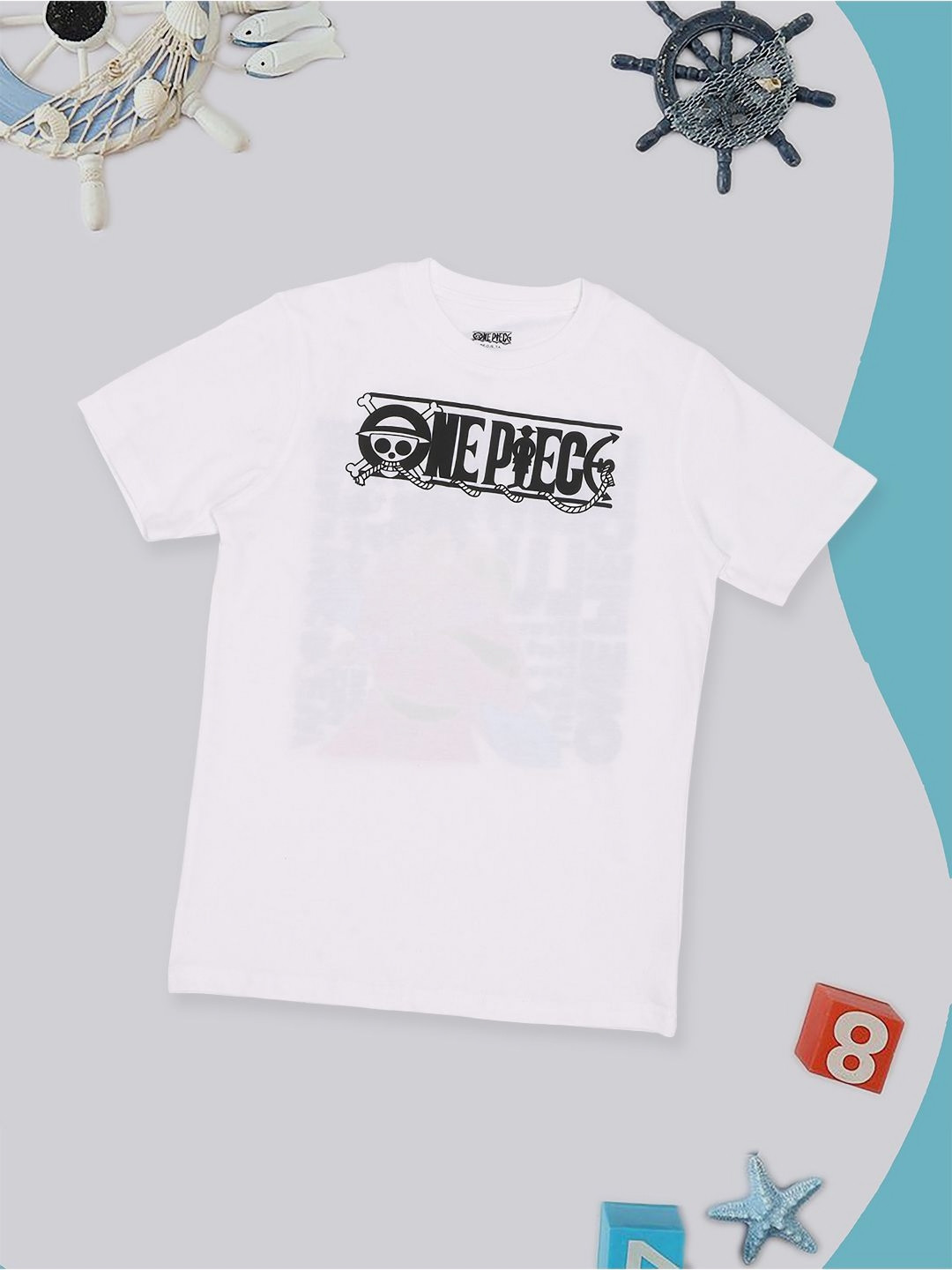 Pantaloons Junior Boys One piece Typography Printed Round Neck Pure Cotton T-shirt