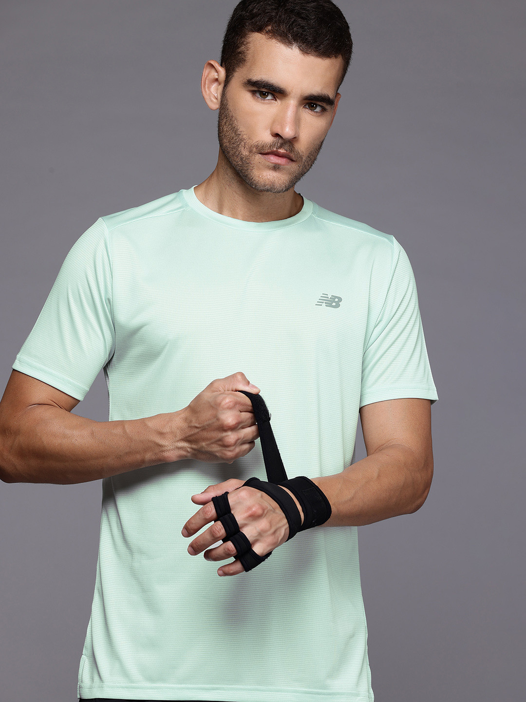 New Balance Horizontally Self-Design Dry Fit Sport Essentials T-Shirt