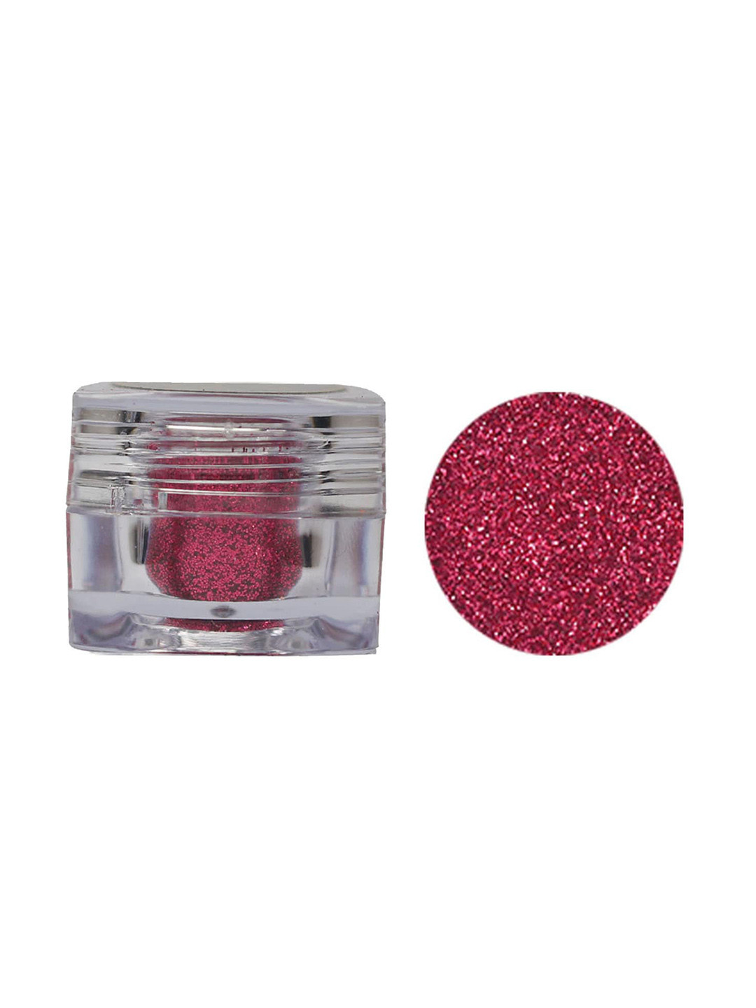 Veoni BELLE Power Shimmer Illuminator HD Holographic Glitter Eyeshadow 5g - Dark Pink