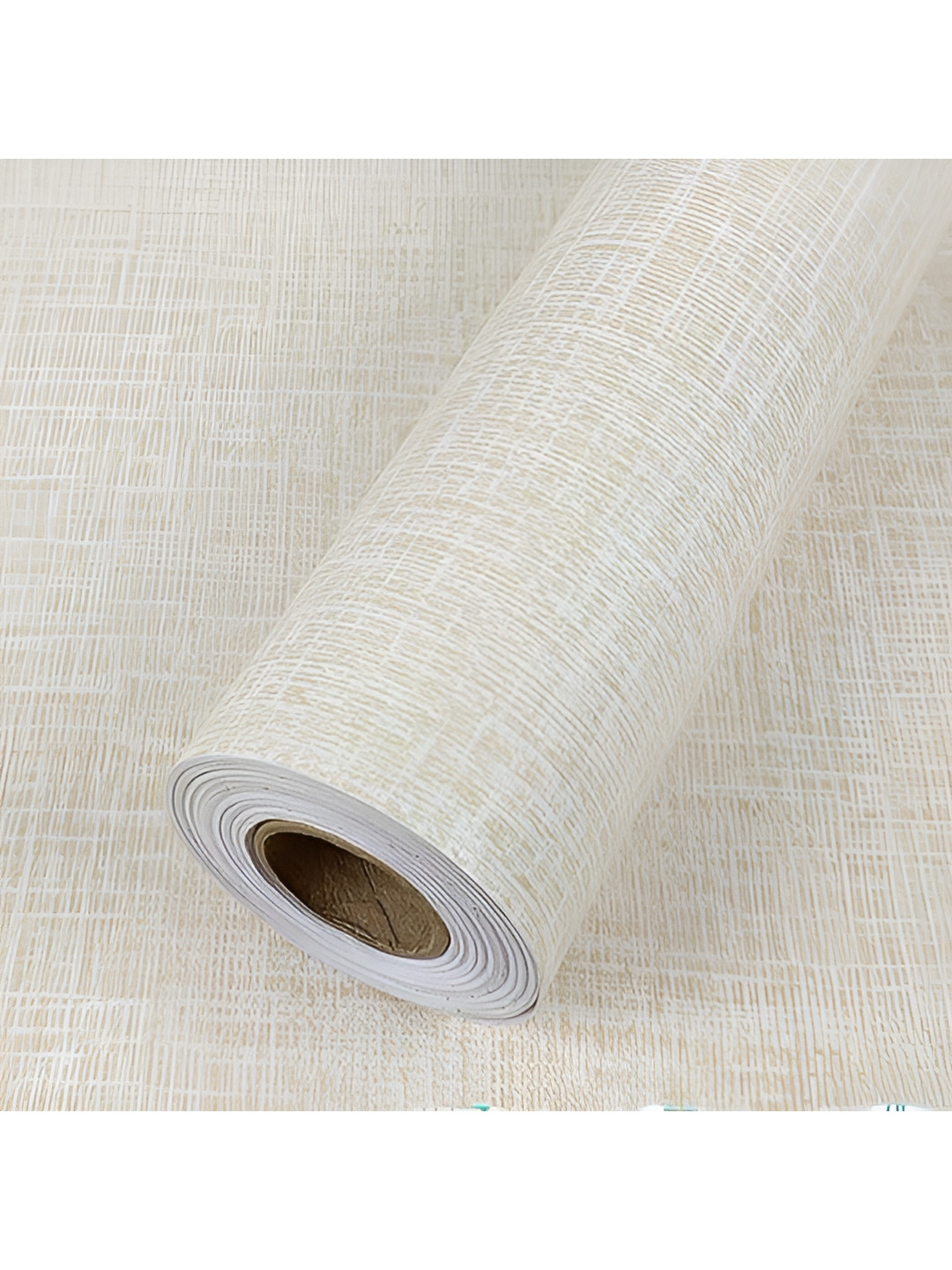 WOLPIN White Self Design Waterproof Wallpaper