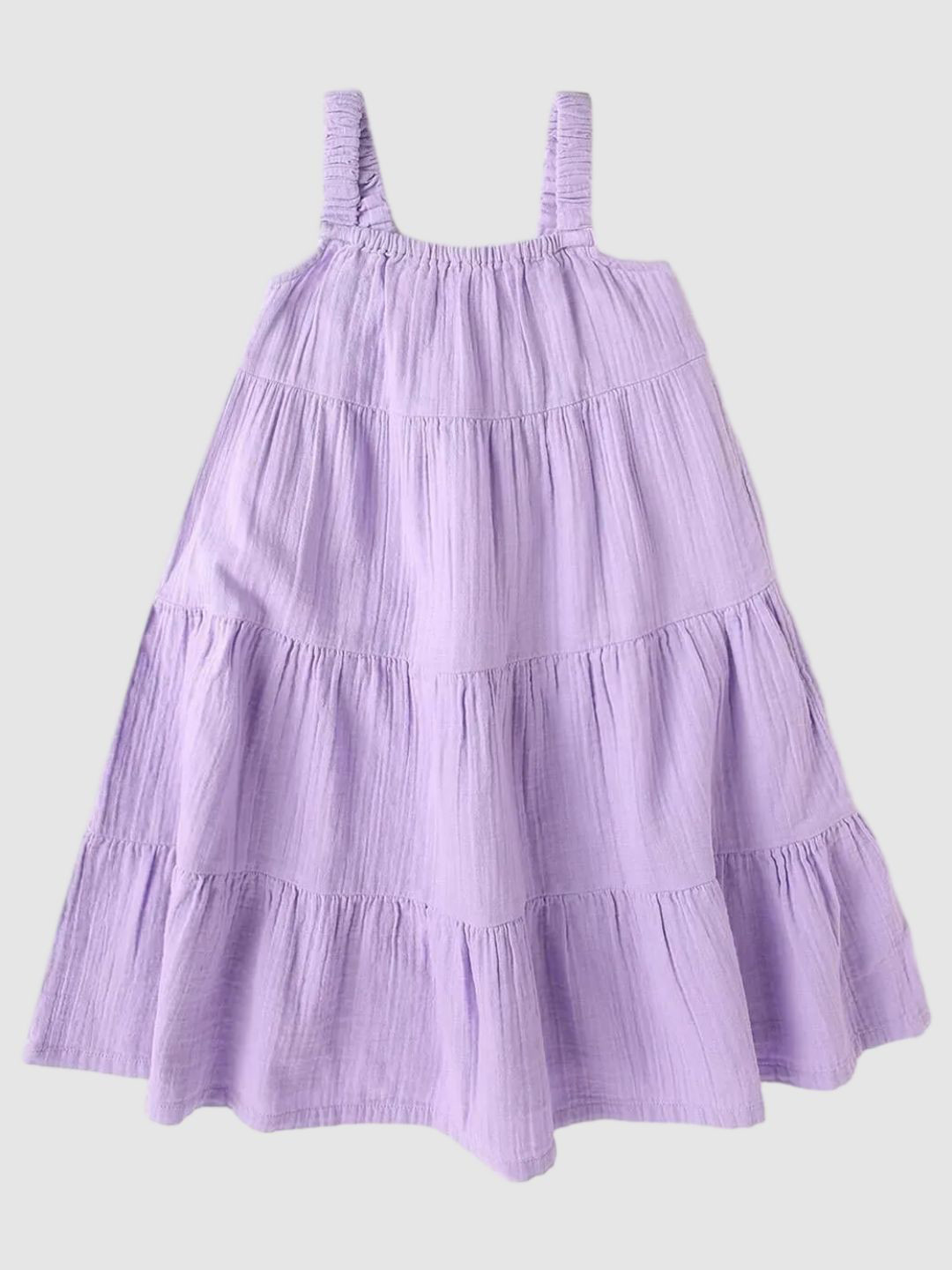 GAP Girls Pure Cotton Tiered Tank Strap Dress