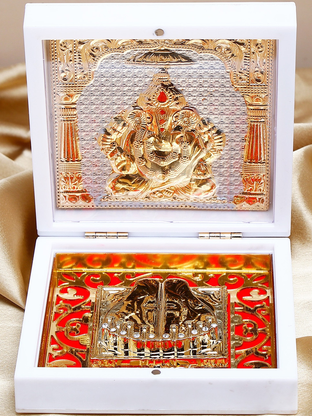 Archies White & Gold Religious Idol Showpiece