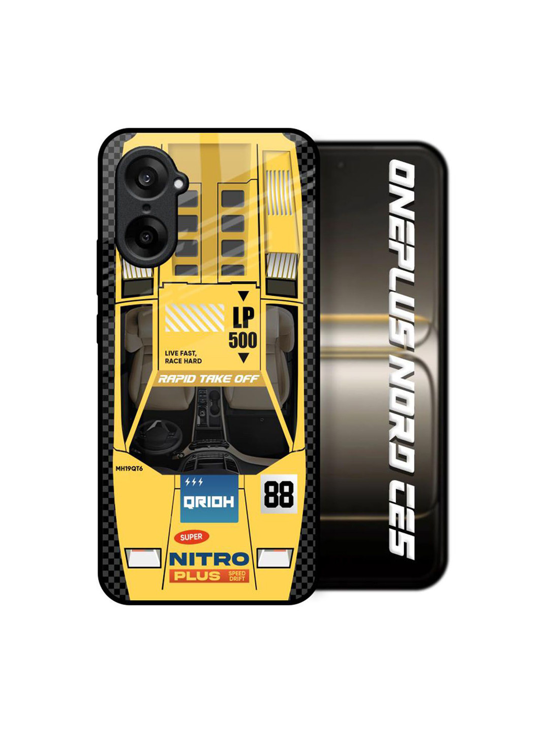 QRIOH Abtsract Printed OnePlus Nord CE5 5G Silicone Back Case