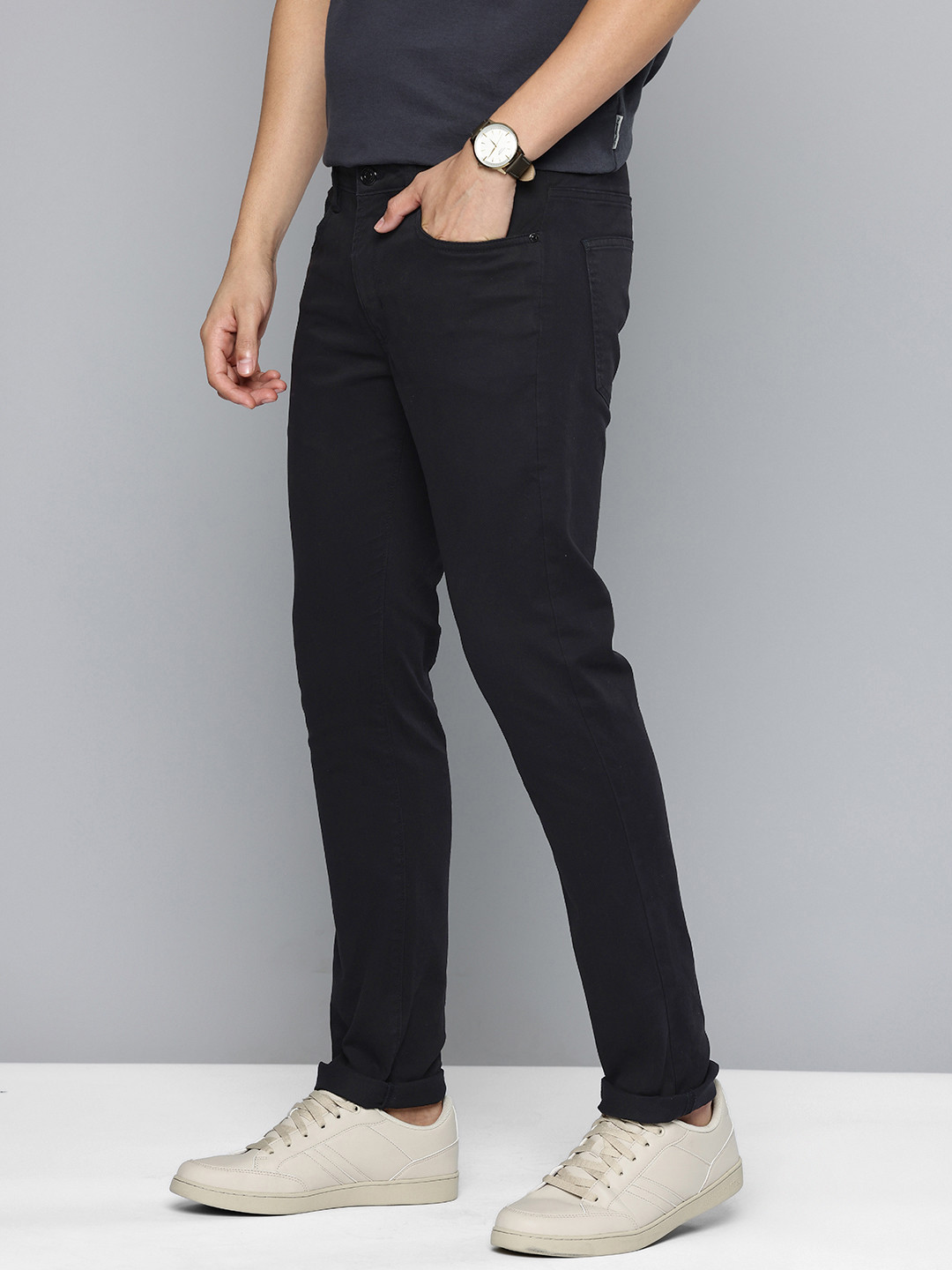 Indian Terrain Men Brooklyn Chinos Trousers