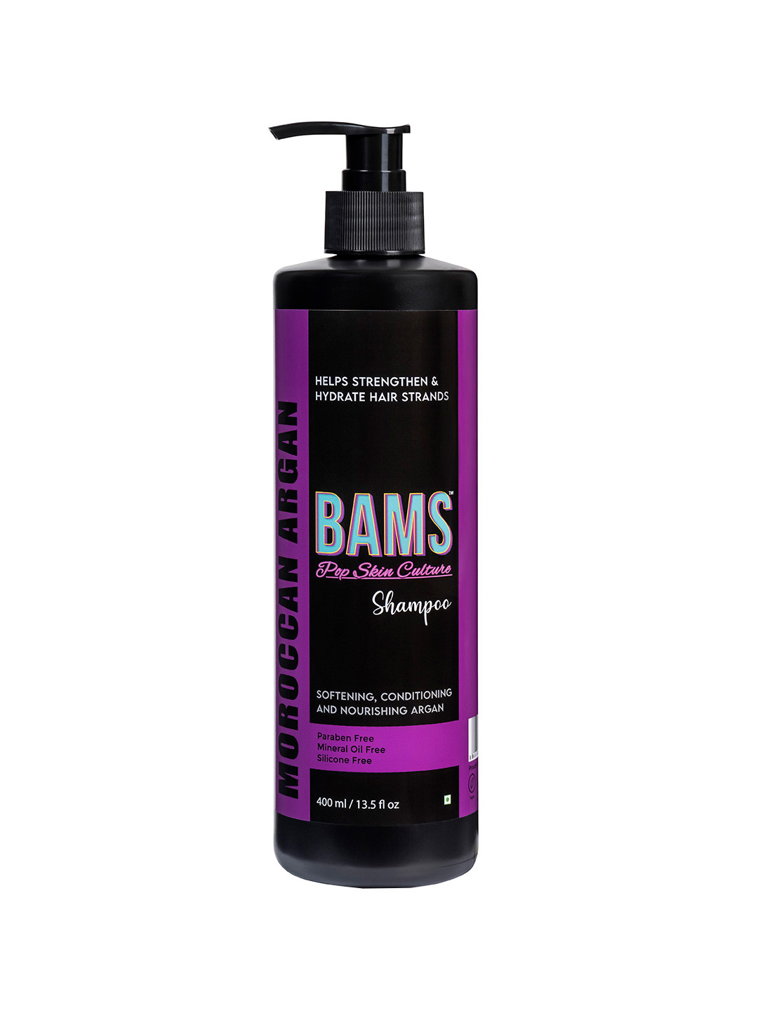 BAMS POP SKIN CULTURE Moroccan Argan Shampoo - 400 ml