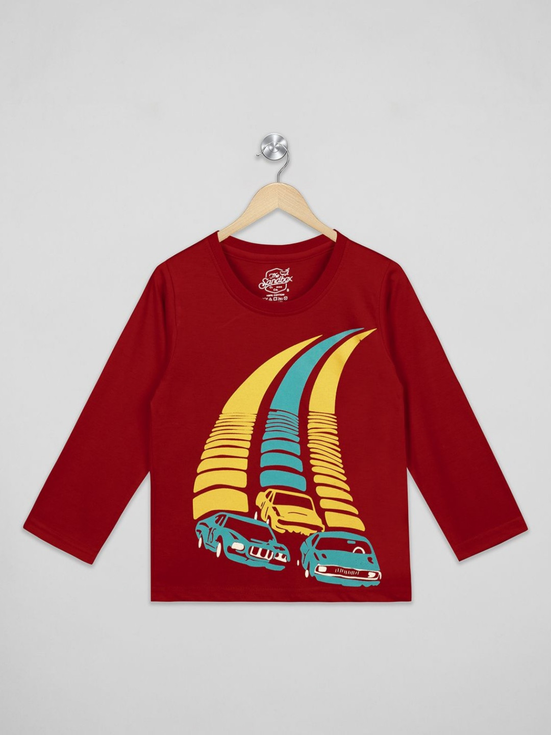 The Sandbox Clothing Co. Boys Graphic Printed Round Neck Cotton T-shirt