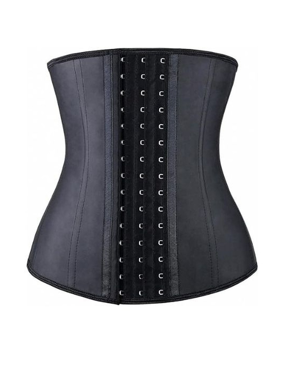 Kilvis Women Black Anti Rolling Strip Tummy Control Body Shapewear