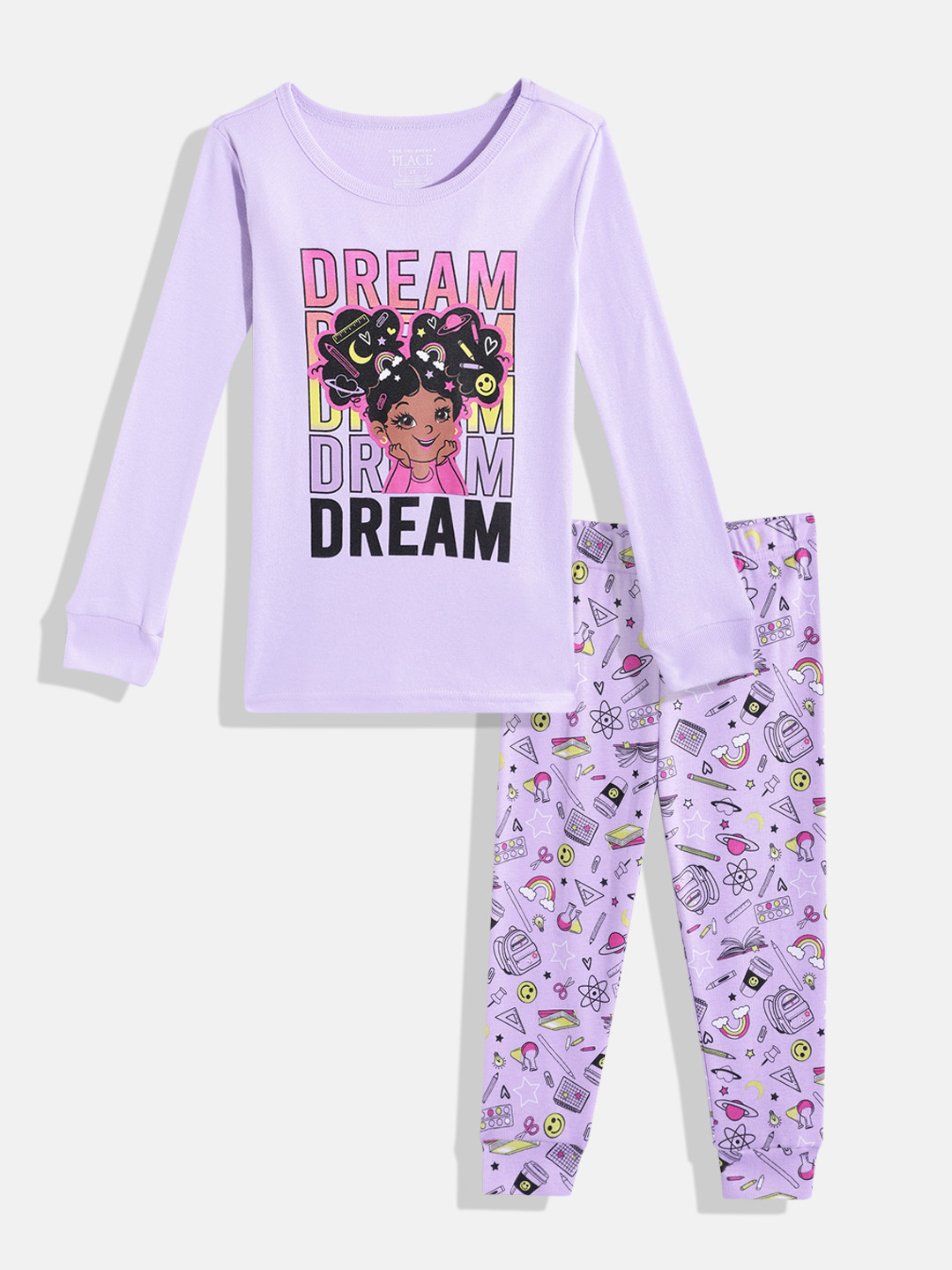 THE CHILDREN'S PLACE Girls Printed Night Suit 3055283