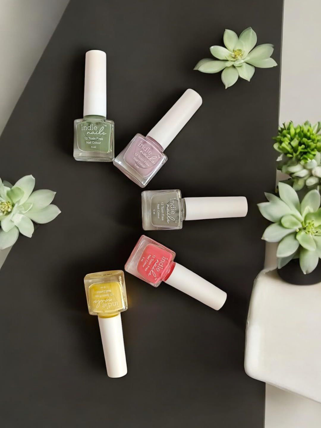 Indie Nails Women Pack Of 5 Nail Polish