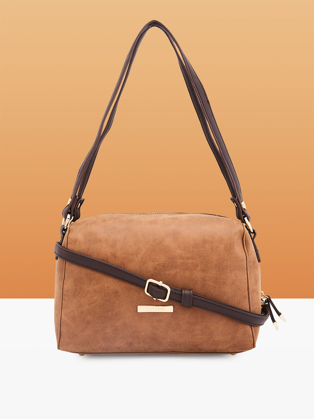 Caprese Merly Women Tan Small Shoulder Bag