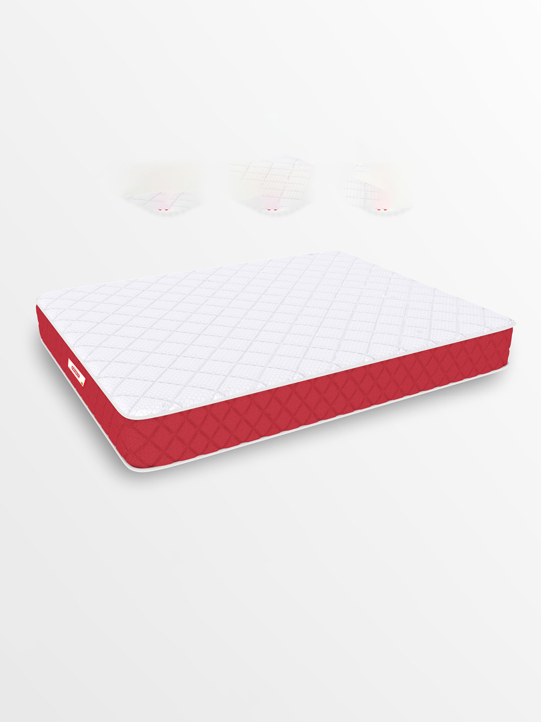 BONE ZONE with REBOTECH Tech.Bonded Foam Queen Size 4 Inch Mattress (72X60 Inches)