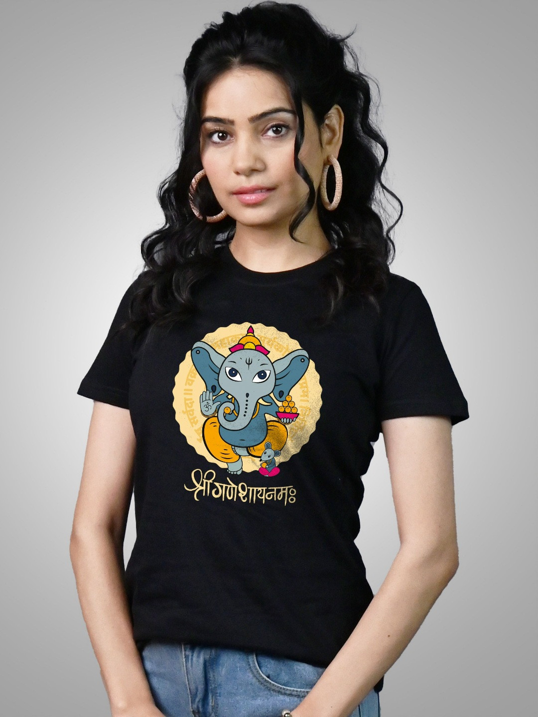 Tedhi Medhi Family Graphic Printed Round Neck Cotton Slim Fit T-shirt