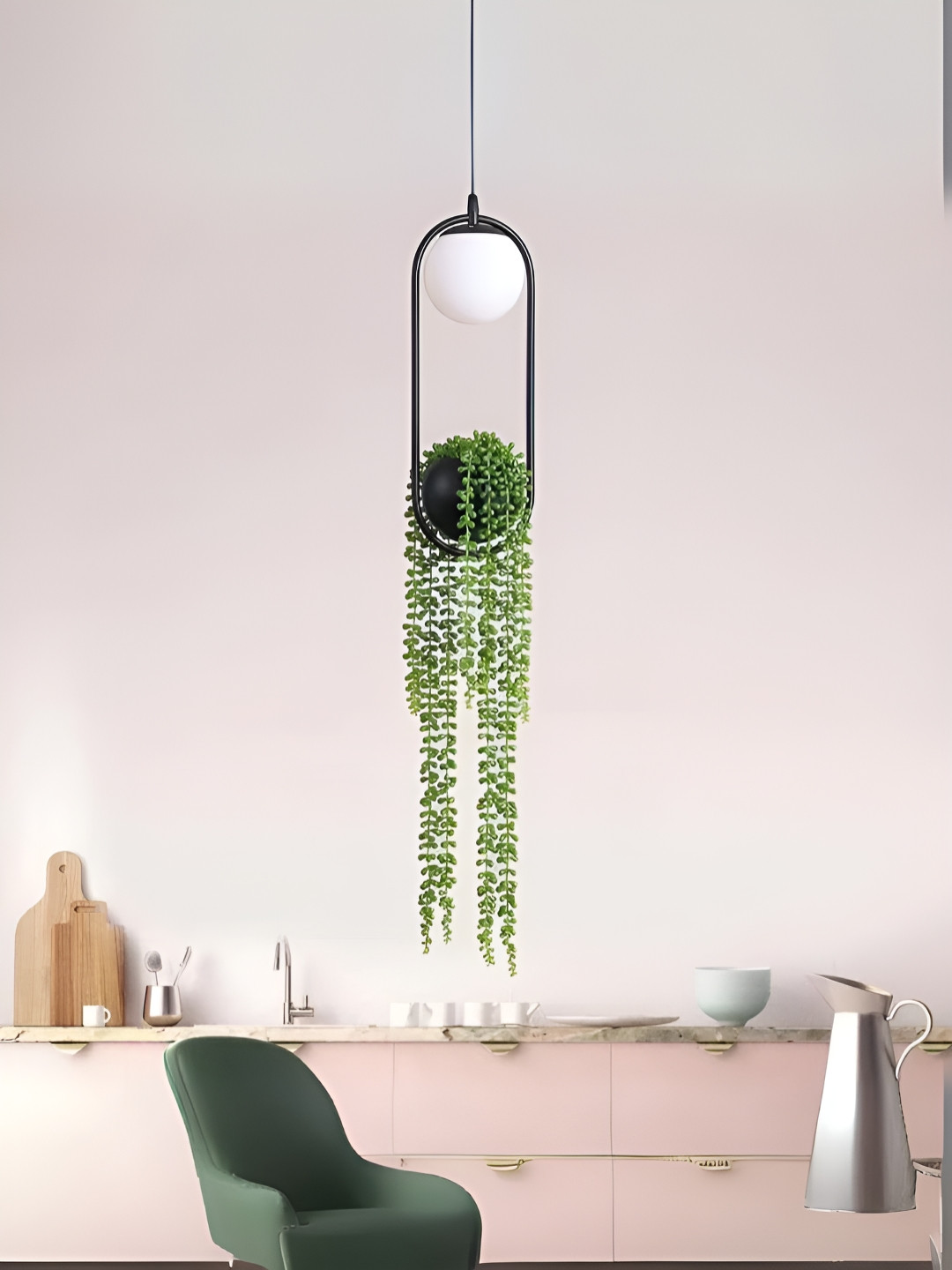 SMOKEY COCKTAIL Sky Garden Green Textured Planter