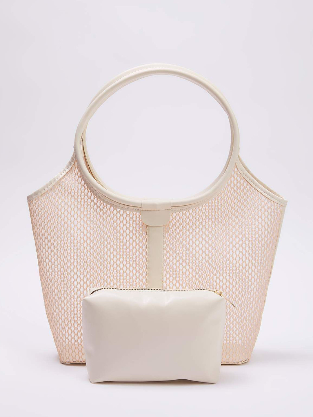 Trendyol Textured Oversized Swagger Hobo Bag