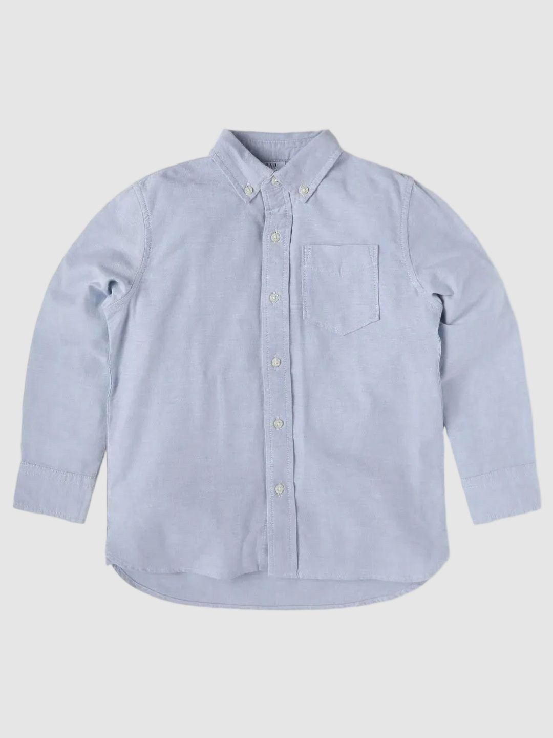 GAP Boy's Full Sleeves Relaxed Fit Button-Down Shirt
