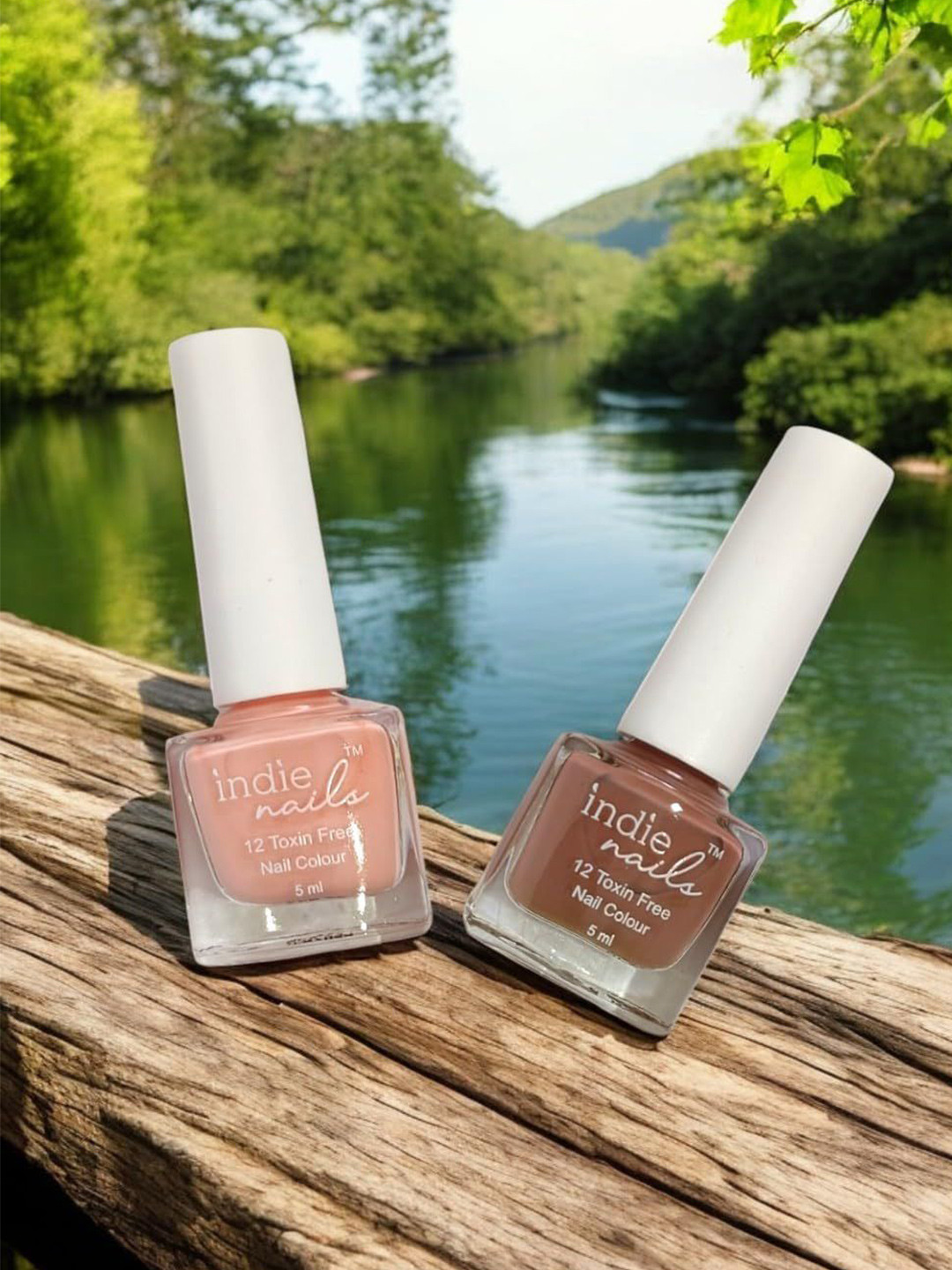 Indie Nails Pack Of 2 Vegan Nail Polish Set