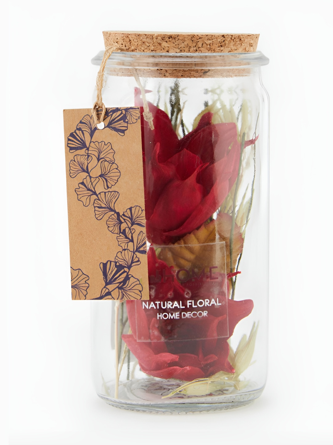 Fabindia Mehak Red & Transparent Aroma Dried Flowers Potpourri