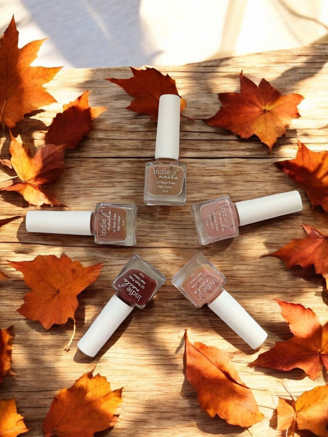 Indie Nails Set Of 5 Vegan Nail Polish