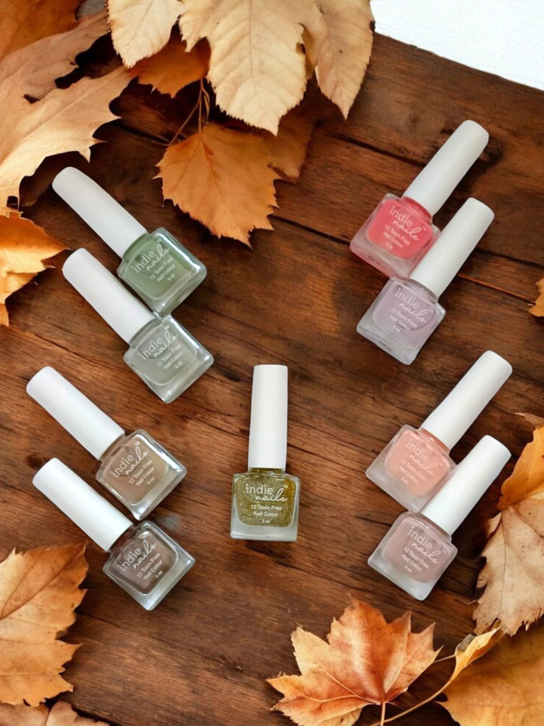 Indie Nails Set of 9 Vegan & Cruelty-Free Quick Dry Nail Polish