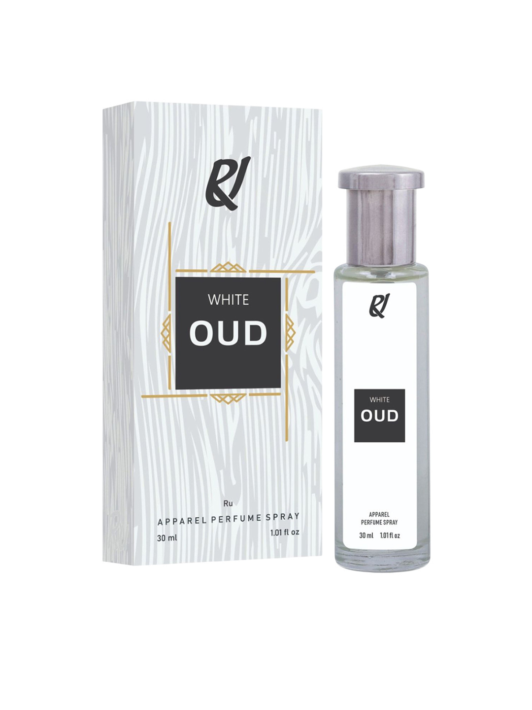 RU Unisex Pack Of 2 Transparent 30ml Fresh perfume spray