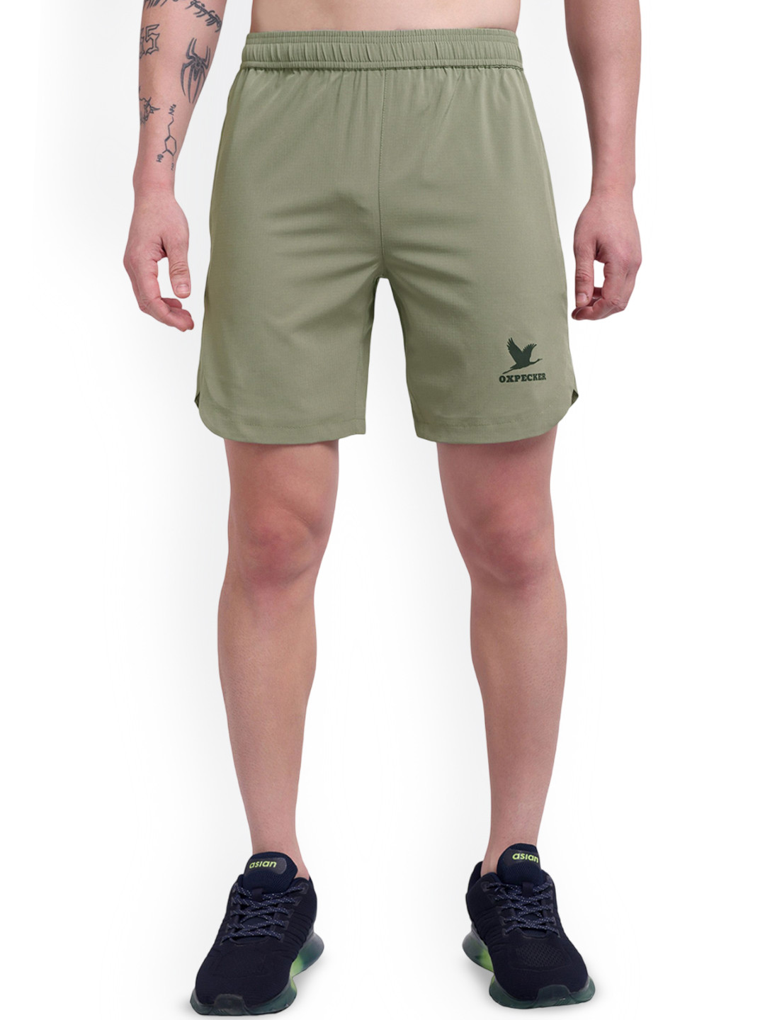 OXPECKER Ignition Men Regular Fit Mid-Rise Training or Gym Sports Shorts