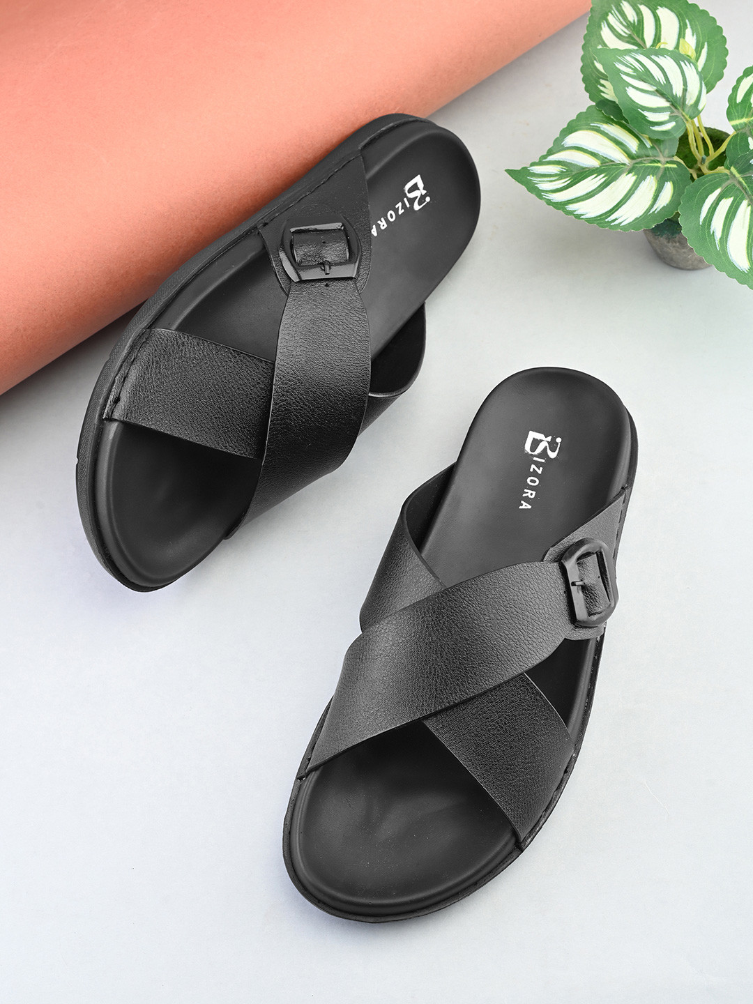 BIZORA High Comfort Slip-On Sandals