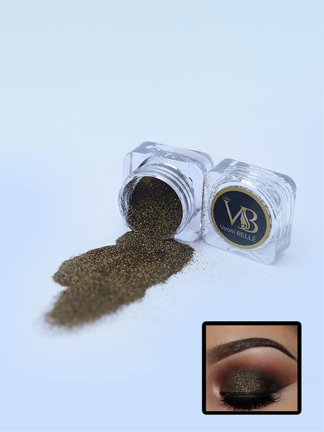 Veoni BELLE Single Shiny Glitter Eyeshadow 5g - Antique Gold 01