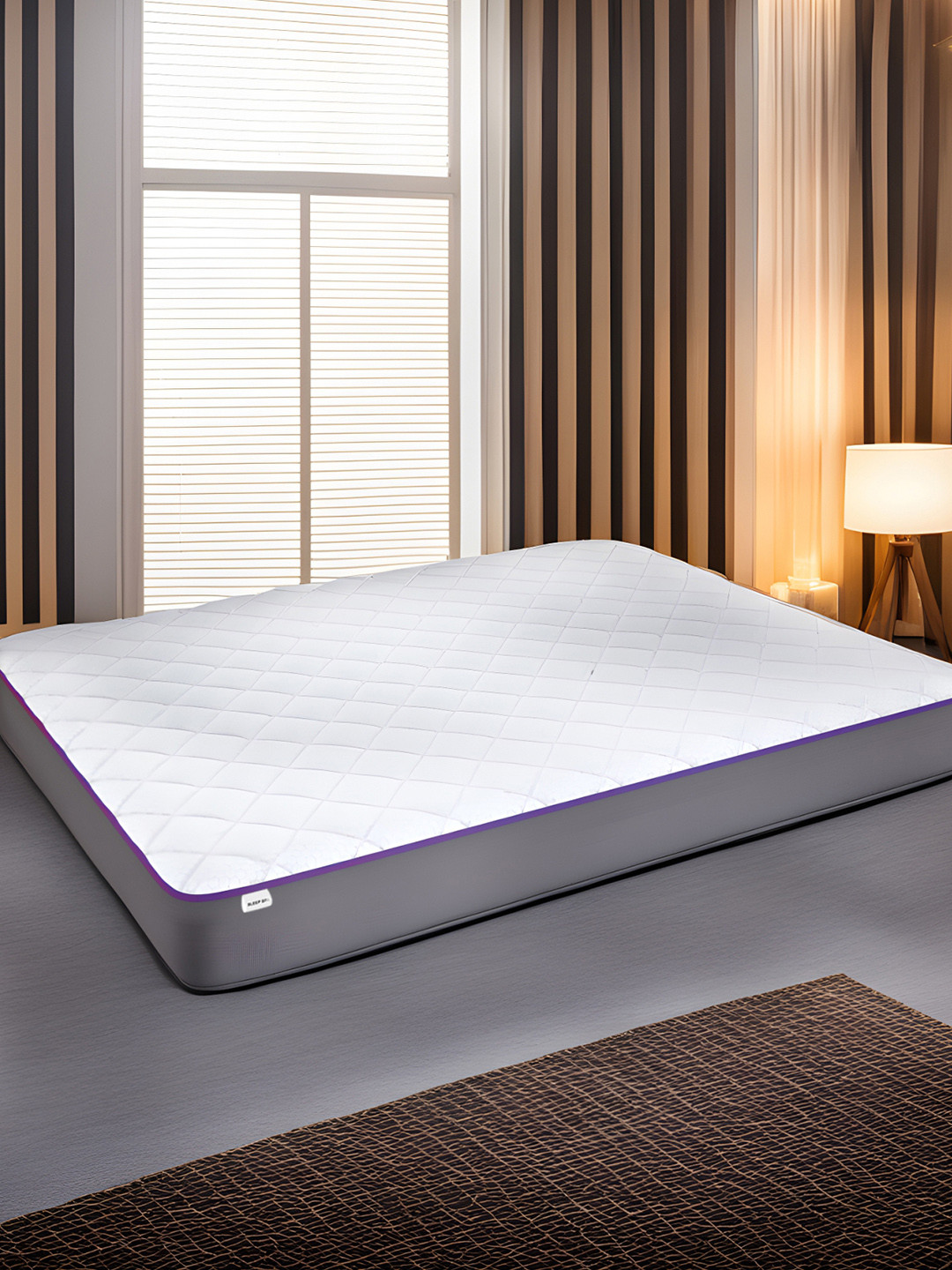 SLEEP SPA Dual Comfort Rebotech Tech. HR Foam Mattress King Size 10 Inch Mattress(75X70)